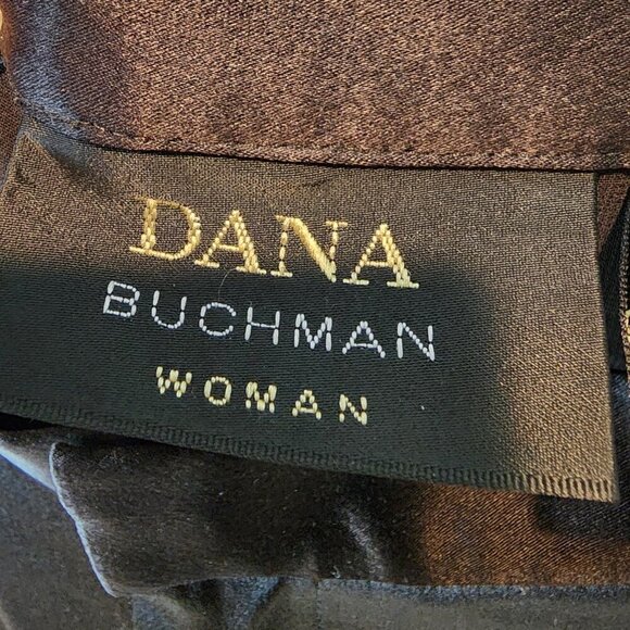 Dana Buchman Woman 100% Silk Pleated Front Trouser Pants‎ Straight Leg Lined 22 - Picture 4 of 8